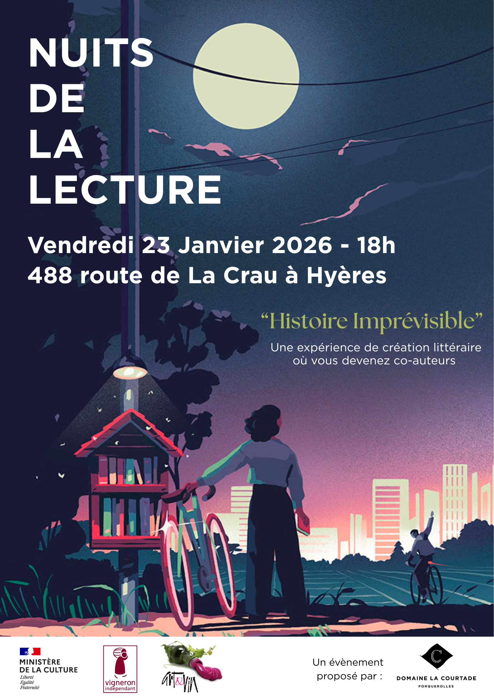 Nuis de la Lecture - Histoire Imprévisible