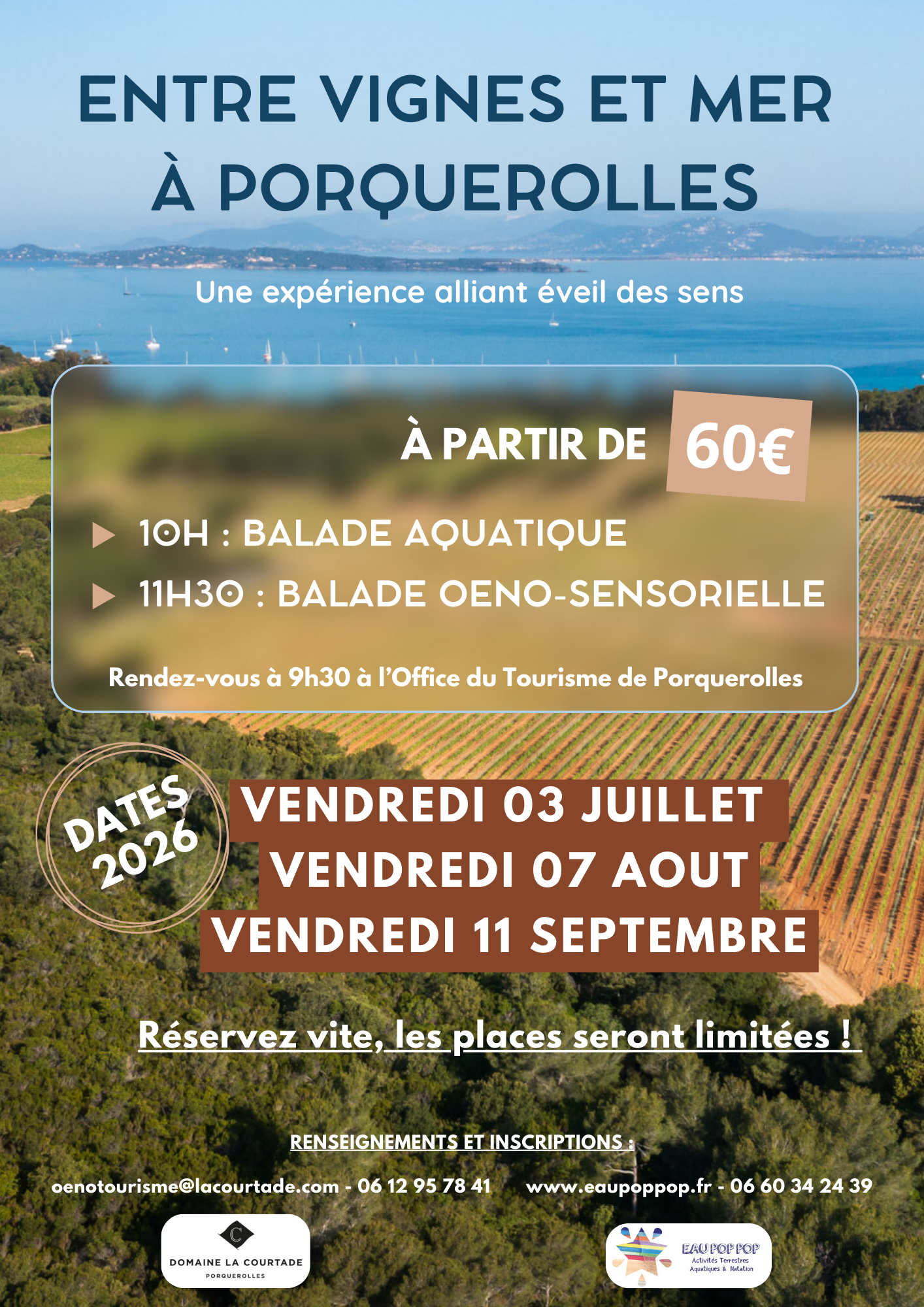 Éveil des Sens - Balade aquatique et immersion dans notre vignoble